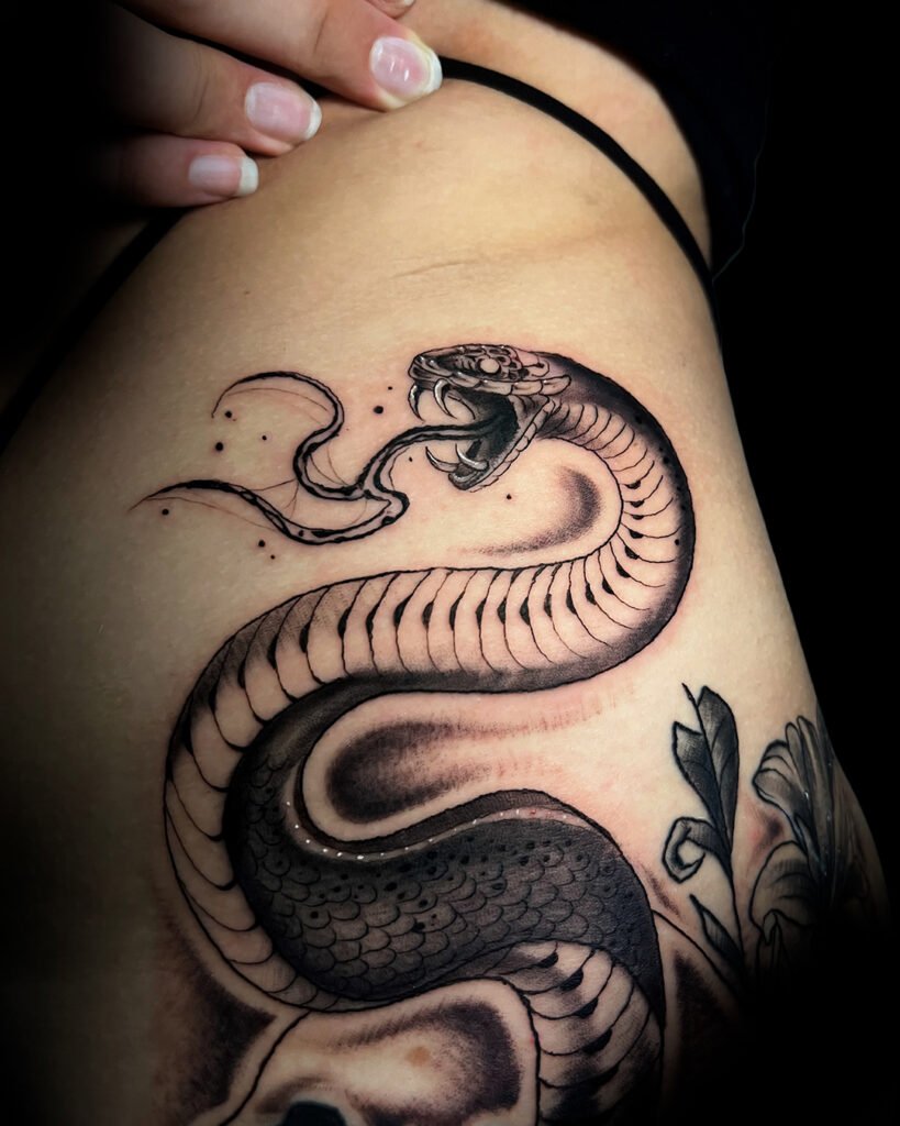 tatuaje de serpiente